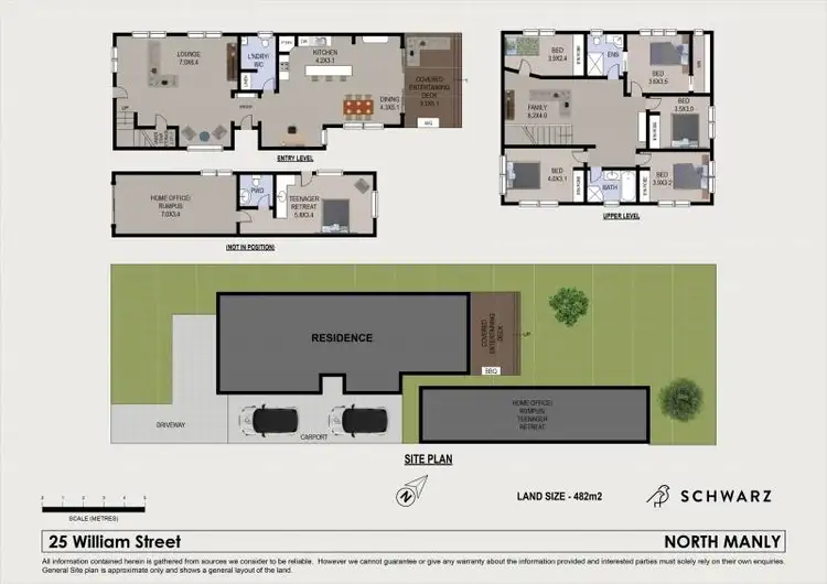 Floorplan of Homely house listing, 25 William Street, North Manly NSW 2100