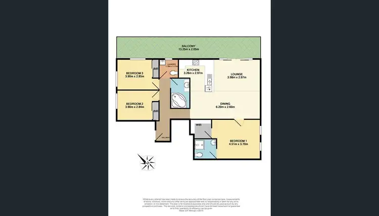 Floorplan of Homely apartment listing, 7/129 Terralong Street, Kiama NSW 2533