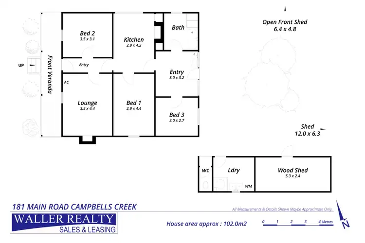 Floorplan of Homely house listing, 181 Main Road, Campbells Creek VIC 3451