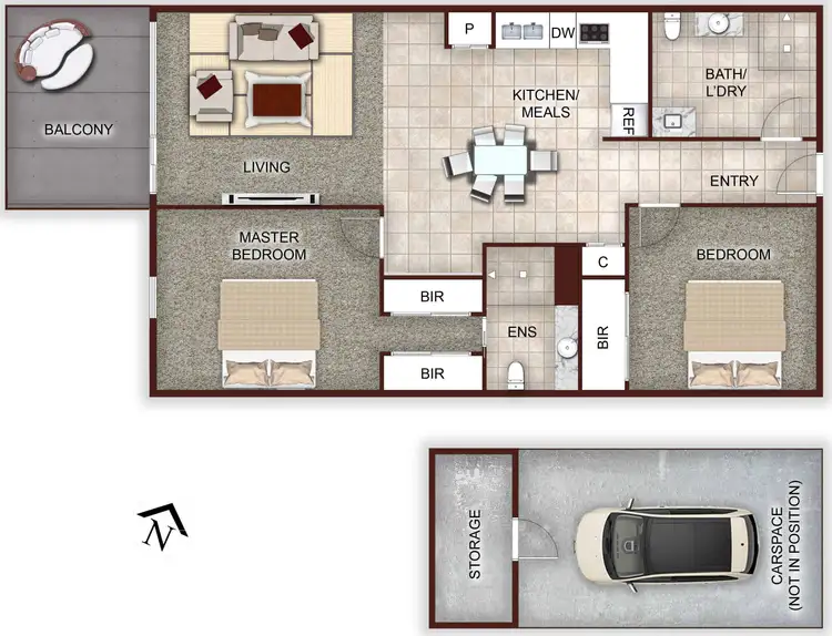 Floorplan of Homely apartment listing, 303/619 Canterbury Road, Surrey Hills VIC 3127