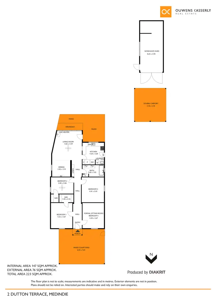 Floorplan of Homely house listing, 2 Dutton Terrace, Medindie SA 5081