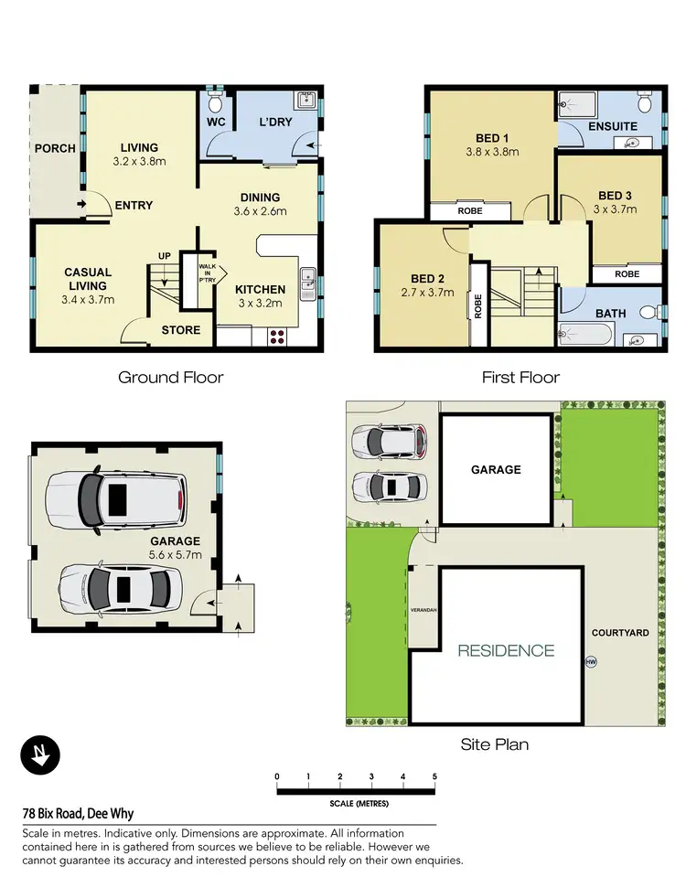 Floorplan of Homely house listing, 78 Bix Road, Dee Why NSW 2099