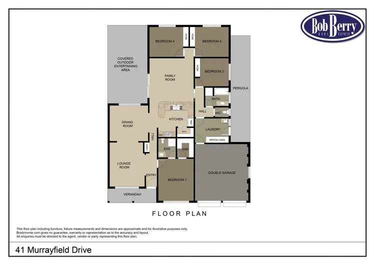 Floorplan of Homely house listing, 41 Murrayfield Drive, Dubbo NSW 2830