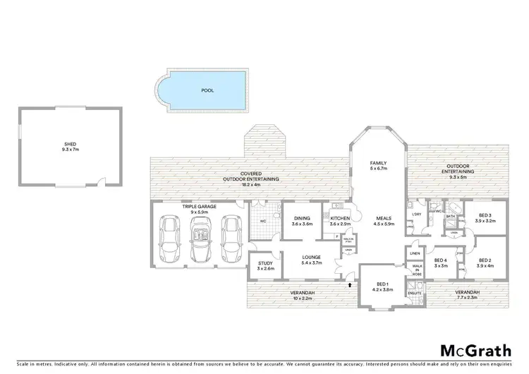 Floorplan of Homely rural property listing, 1 Oban Close, Windsor Downs NSW 2756