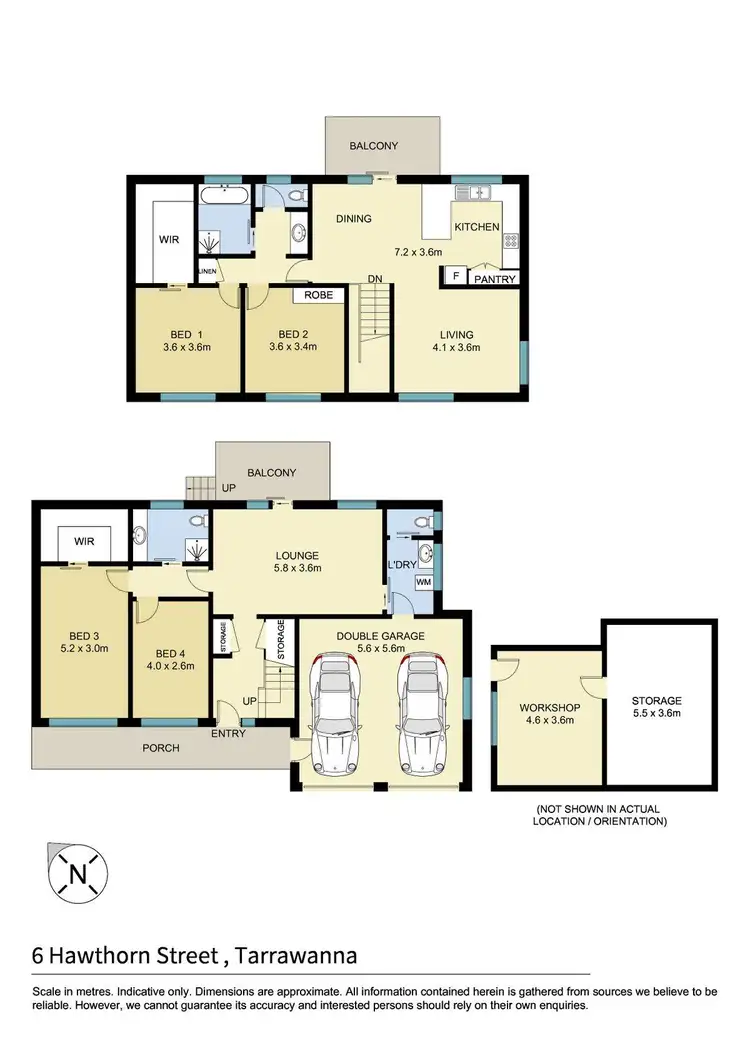 Floorplan of Homely house listing, 6 Hawthorn Street, Tarrawanna NSW 2518