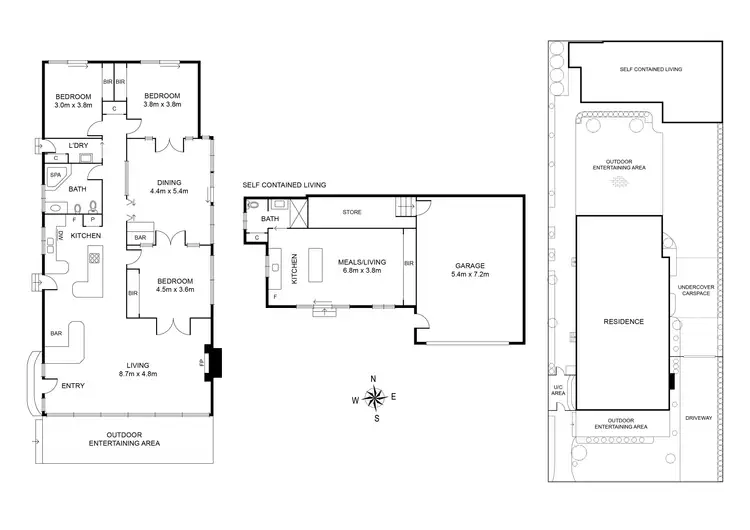 Floorplan of Homely house listing, 53 Esplanade, Seaholme VIC 3018