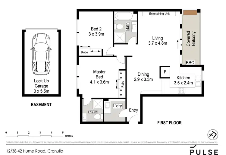 Floorplan of Homely apartment listing, 12/38-42 Hume Road, Cronulla NSW 2230