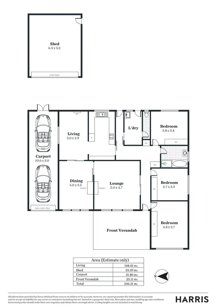 Floorplan of Homely house listing, 9 Marie Road, Manningham SA 5086