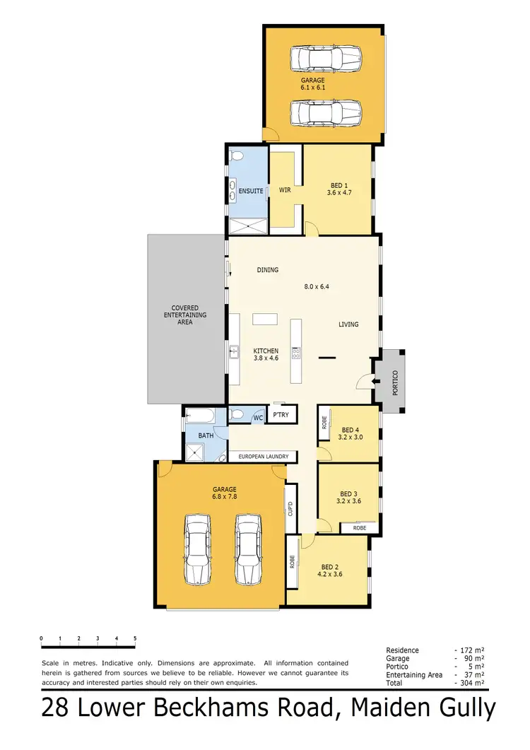 Floorplan of Homely house listing, 28 Lower Beckhams Road, Maiden Gully VIC 3551