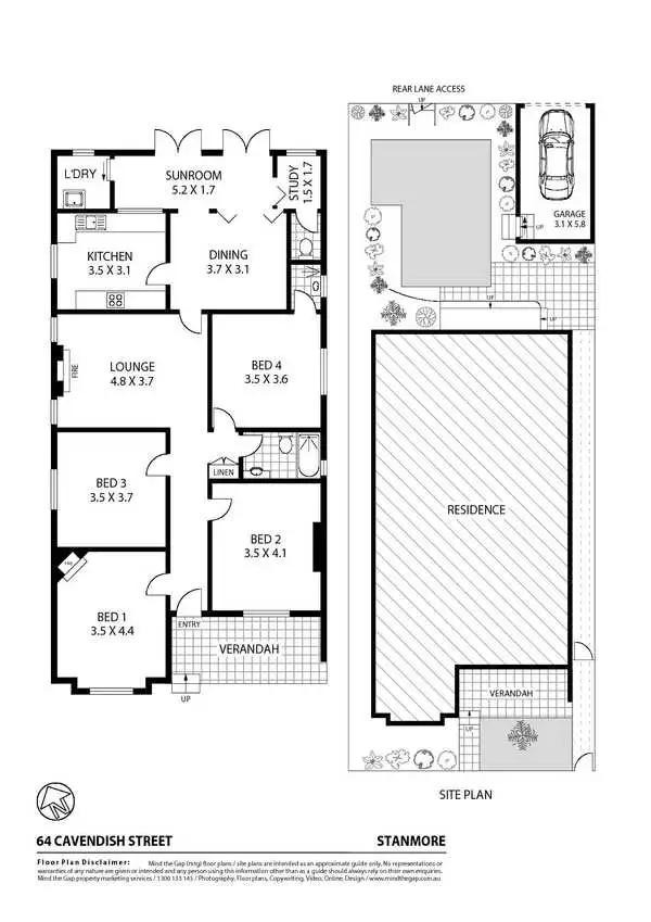 Floorplan of Homely house listing, 64 Cavendish Street, Stanmore NSW 2048