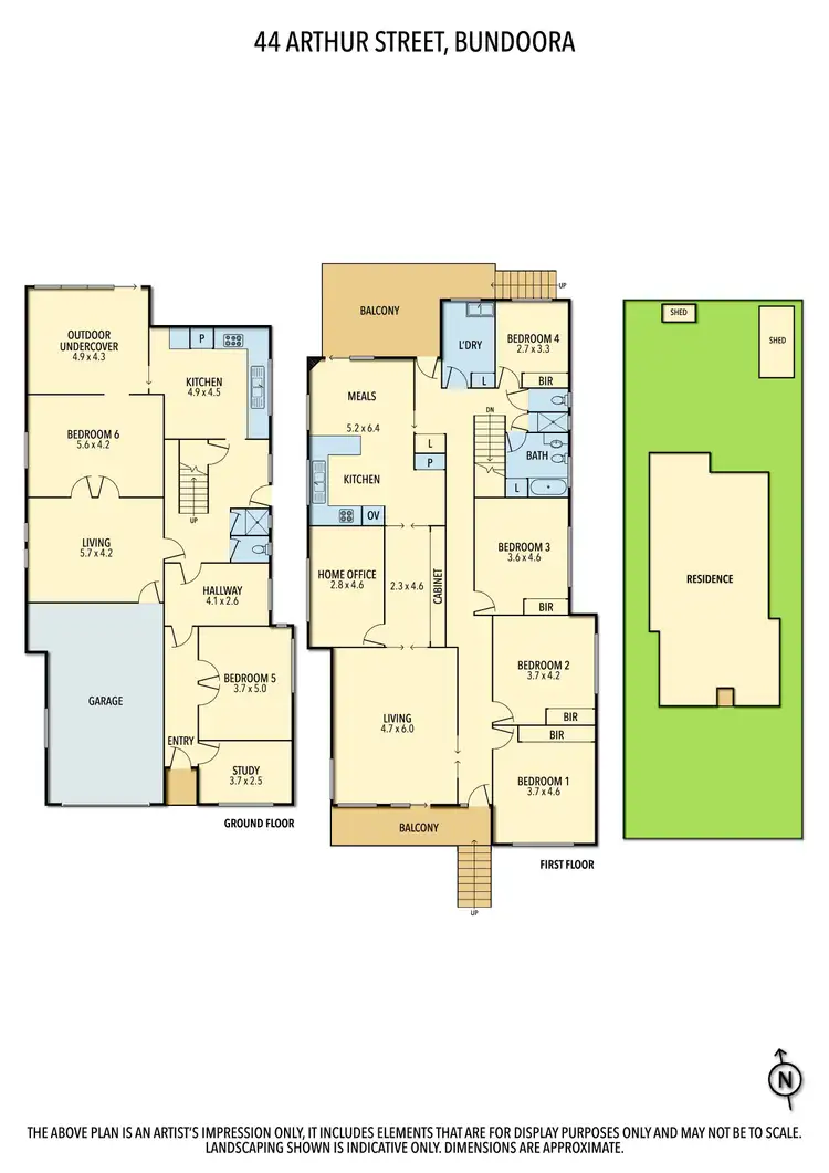Floorplan of Homely house listing, 44 Arthur Street, Bundoora VIC 3083