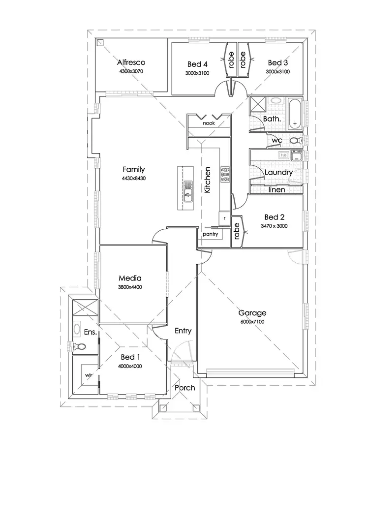 Floorplan of Homely house listing, 2 O'Farrell Place, Kelso NSW 2795