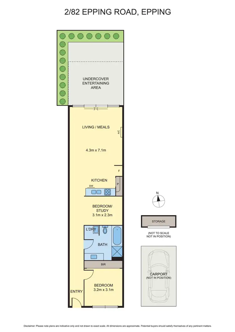 Floorplan of Homely unit listing, 2/82 Epping Road, Epping VIC 3076