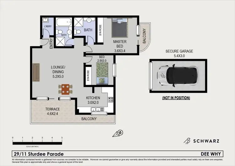 Floorplan of Homely unit listing, 29/11 Sturdee Parade, Dee Why NSW 2099