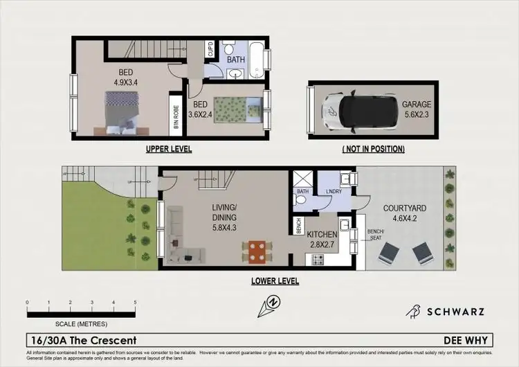 Floorplan of Homely unit listing, 16/30a The Crescent, Dee Why NSW 2099