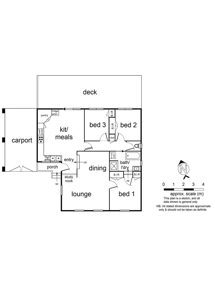 Floorplan of Homely house listing, 8 Eskdale Drive, Croydon Hills VIC 3136