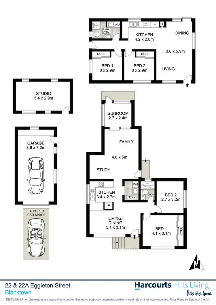Floorplan of Homely house listing, 22 Eggleton Street, Blacktown NSW 2148