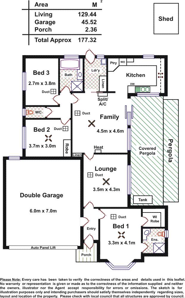 Floorplan of Homely house listing, 5 Moir Court, Magill SA 5072