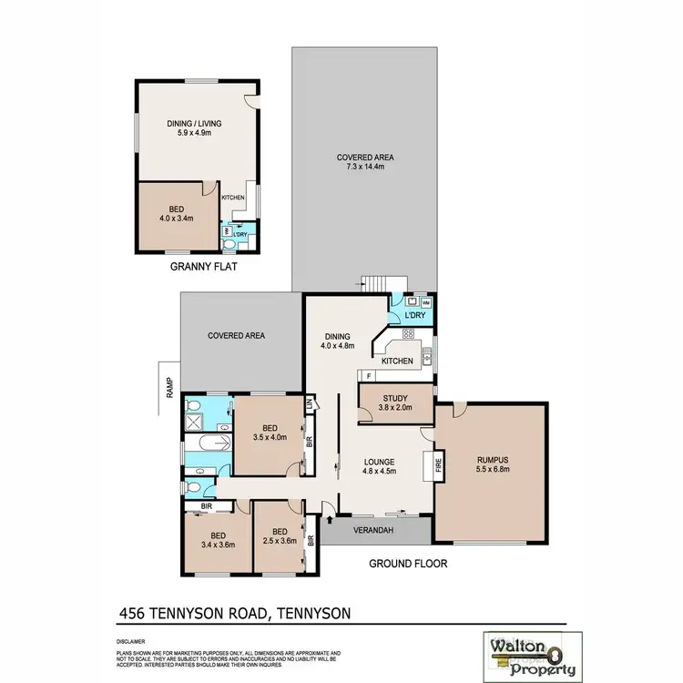 Floorplan of Homely house listing, 456 Tennyson Road, Tennyson NSW 2754