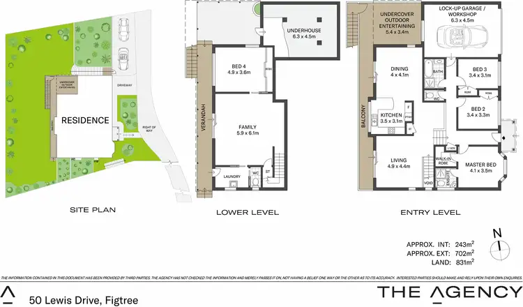 Floorplan of Homely house listing, 50 Lewis Drive, Figtree NSW 2525