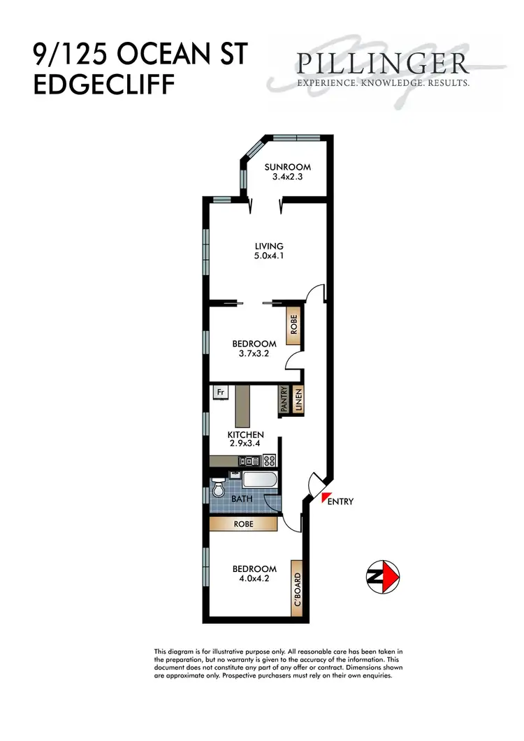 Floorplan of Homely apartment listing, 9/125 Ocean Street, Edgecliff NSW 2027