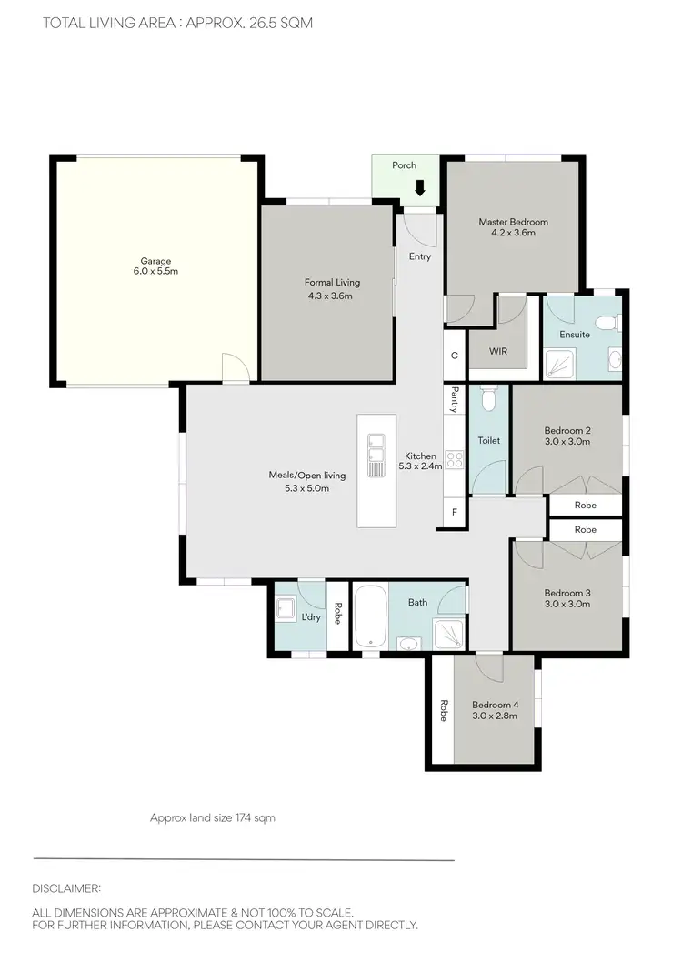 Floorplan of Homely house listing, 1 Aquiver Terrace, Miners Rest VIC 3352