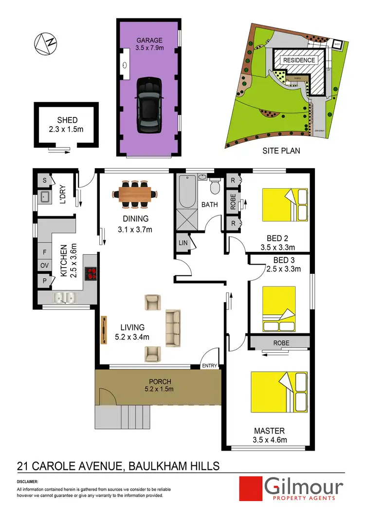 Floorplan of Homely house listing, 21 Carole Avenue, Baulkham Hills NSW 2153