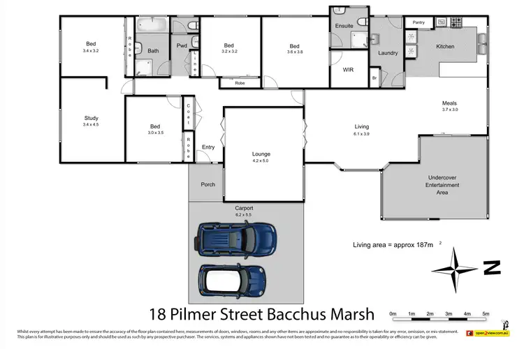 Floorplan of Homely house listing, 18 Pilmer Street, Bacchus Marsh VIC 3340