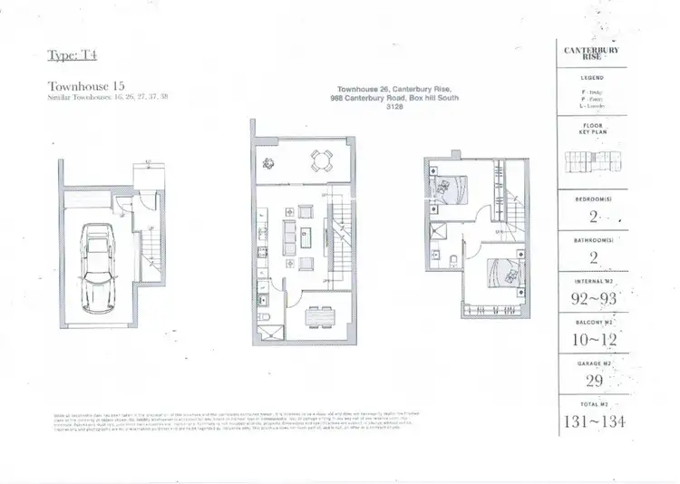 Floorplan of Homely townhouse listing, 6/7 Hay Street, Box Hill South VIC 3128