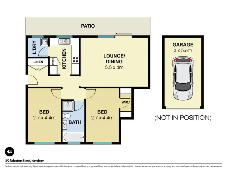 Floorplan of Homely unit listing, 3/2 Robertson Street, Narrabeen NSW 2101