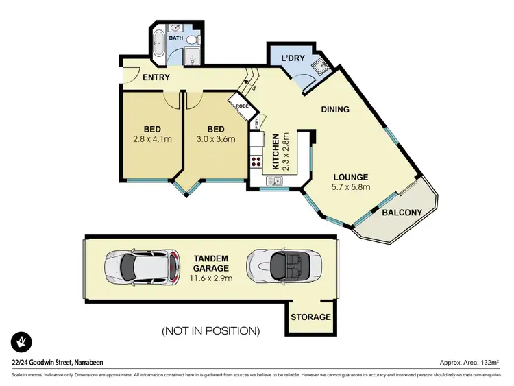 Floorplan of Homely unit listing, 22/24 Goodwin Street, Narrabeen NSW 2101