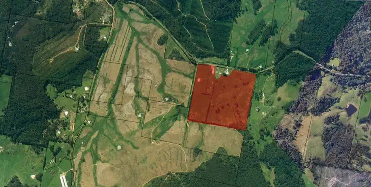 Floorplan of Homely land listing, 2512 Nubeena Road, Port Arthur TAS 7182