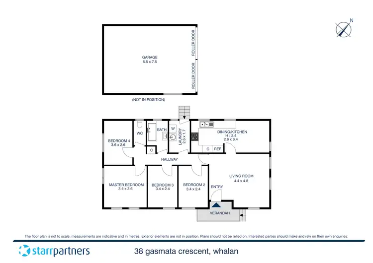 Floorplan of Homely house listing, 38 Gasmata Crescent, Whalan NSW 2770