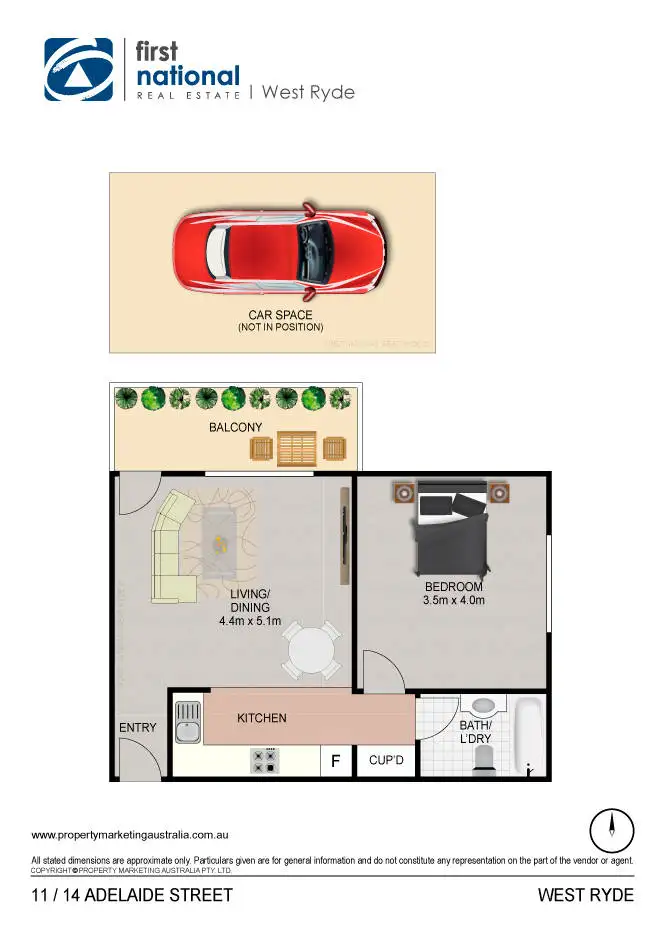 Floorplan of Homely apartment listing, 11/14 Adelaide Street, West Ryde NSW 2114