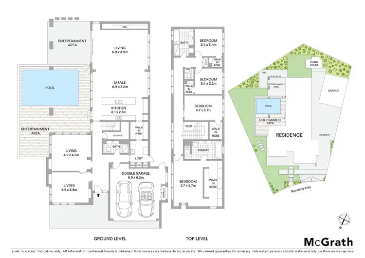 Floorplan of Homely house listing, 18 Rampling Way, Nerrina VIC 3350