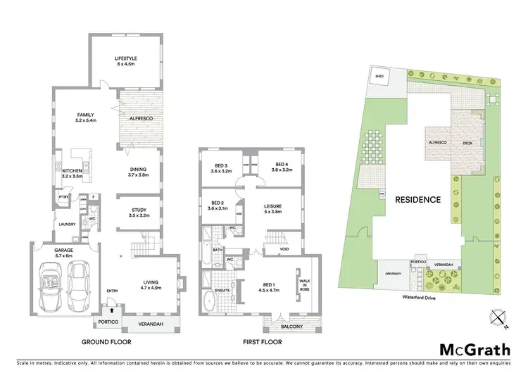 Floorplan of Homely house listing, 46 Waterford Drive, Miners Rest VIC 3352