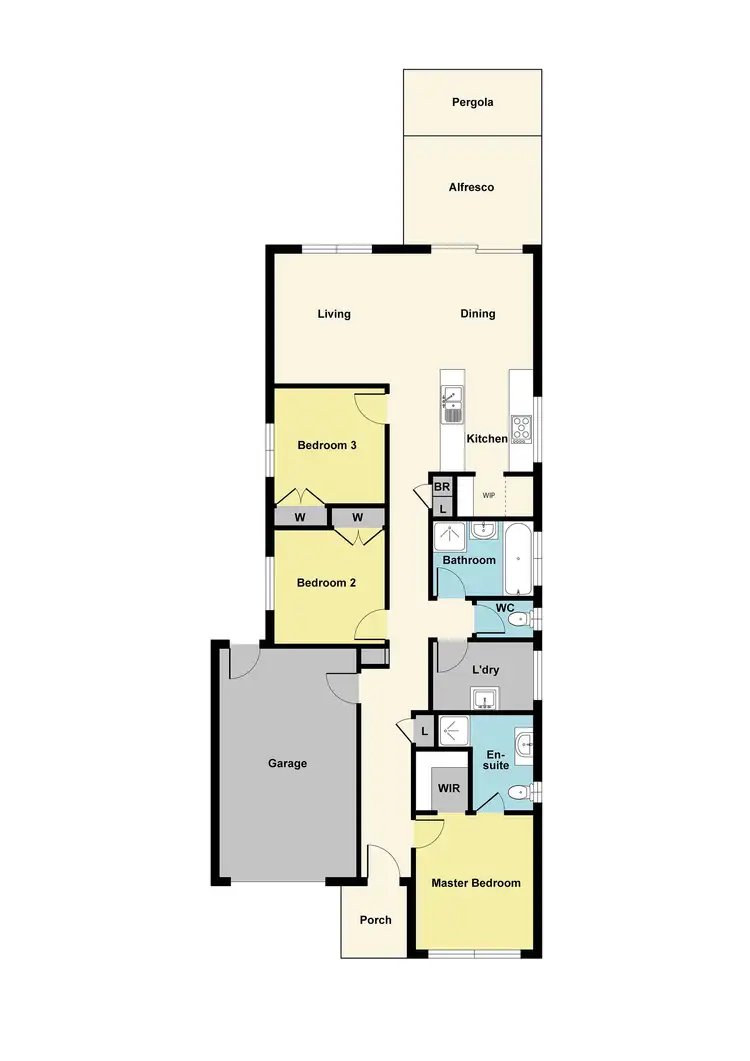 Floorplan of Homely house listing, 1 Rogers Street, Maryborough VIC 3465