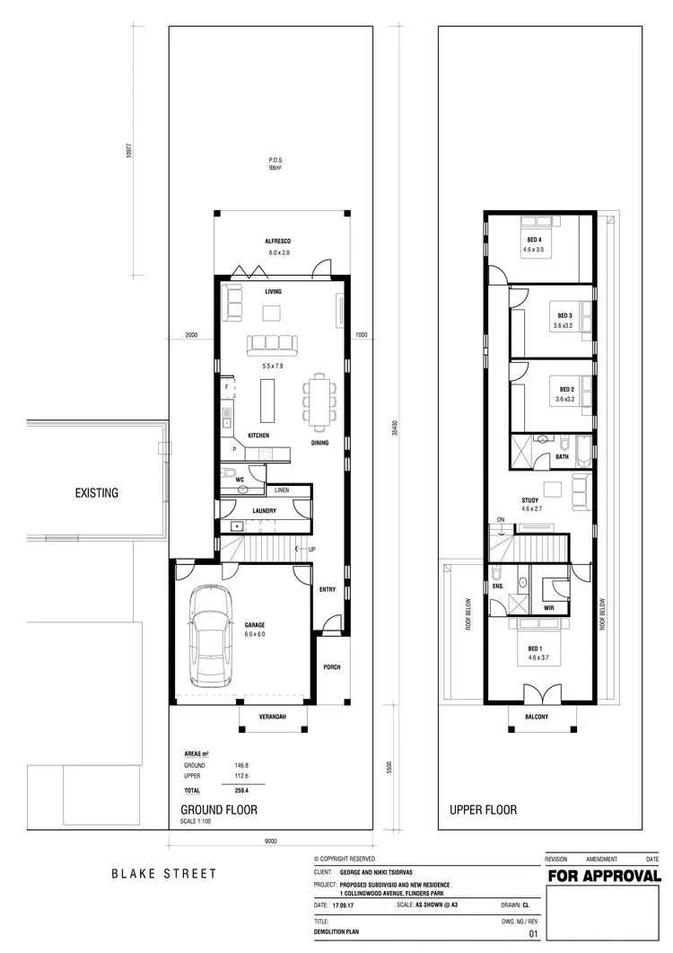 Floorplan of Homely land listing, 2A Blake Street, Flinders Park SA 5025