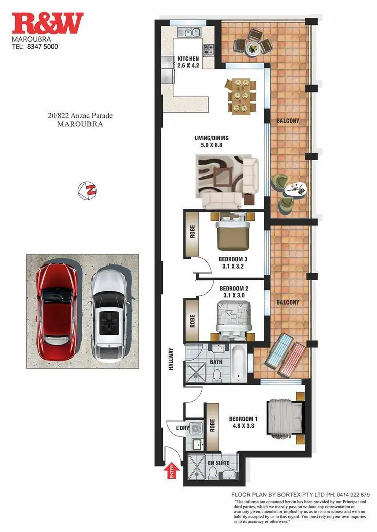 Floorplan of Homely apartment listing, 20/822 Anzac Parade, Maroubra NSW 2035