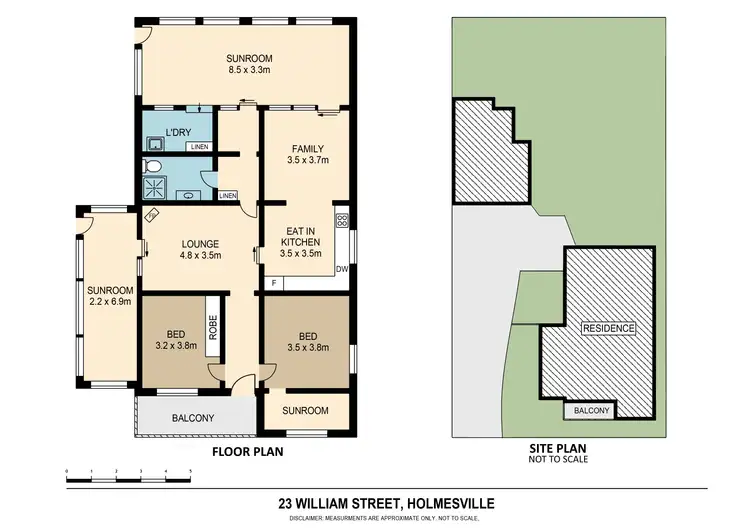 Floorplan of Homely house listing, 23 William Street, Holmesville NSW 2286