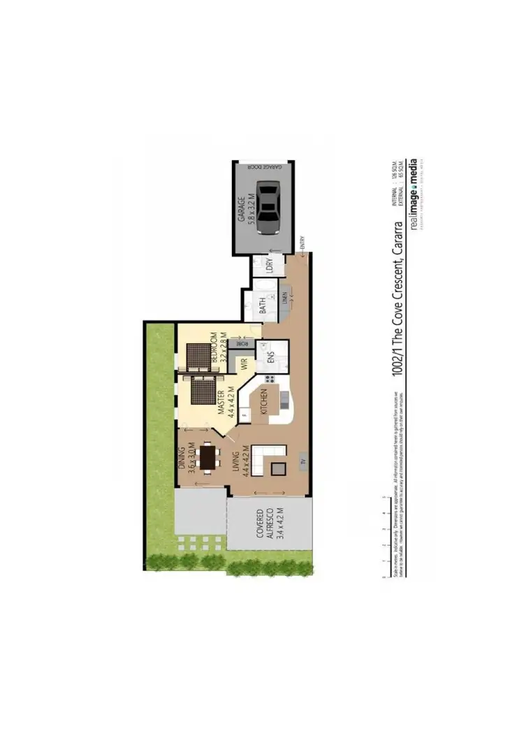 Floorplan of Homely unit listing, 1002/1 The Cove Crescent, Carrara QLD 4211