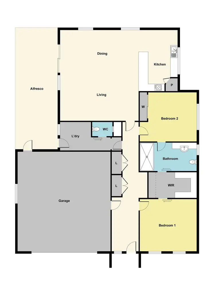 Floorplan of Homely house listing, 6/4 Beveridge Street, Ararat VIC 3377