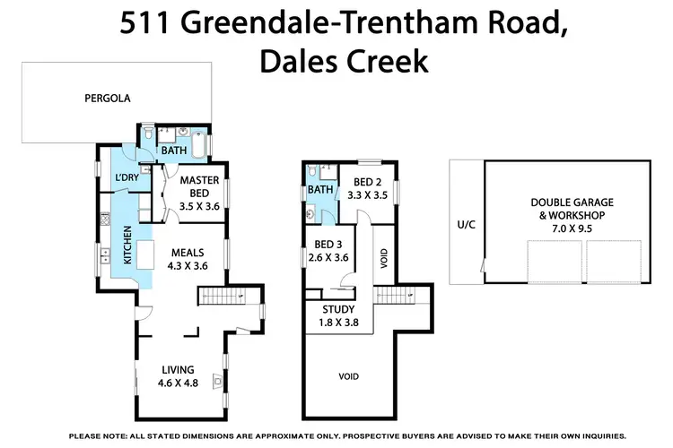 Floorplan of Homely house listing, 511 Greendale-Trentham Road, Dales Creek VIC 3341