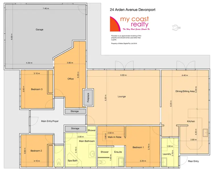 Floorplan of Homely house listing, 24 Arden Avenue, Devonport TAS 7310