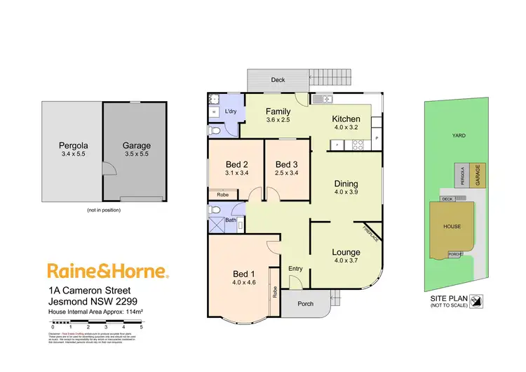 Floorplan of Homely house listing, 1A Cameron Street, Jesmond NSW 2299
