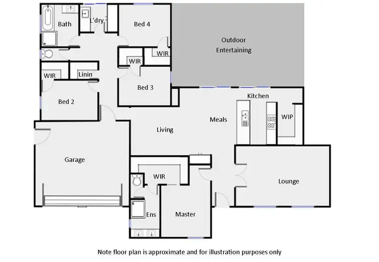 Floorplan of Homely house listing, 5 Kensington Court, Irymple VIC 3498