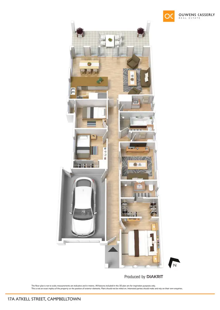 Floorplan of Homely house listing, 17A Atkell Avenue, Campbelltown SA 5074