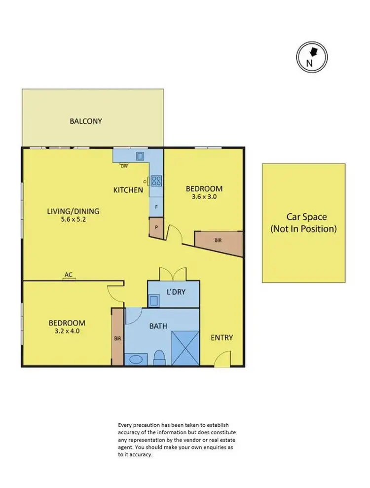 Floorplan of Homely apartment listing, 106/6 Yarra Bing Crescent, Burwood VIC 3125