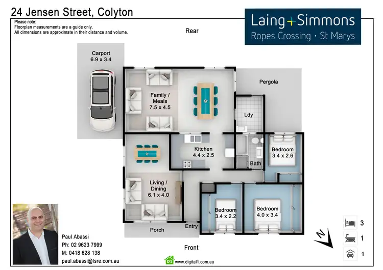 Floorplan of Homely house listing, 24 Jensen Street, Colyton NSW 2760