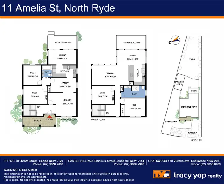 Floorplan of Homely house listing, 11 Amelia Street, North Ryde NSW 2113